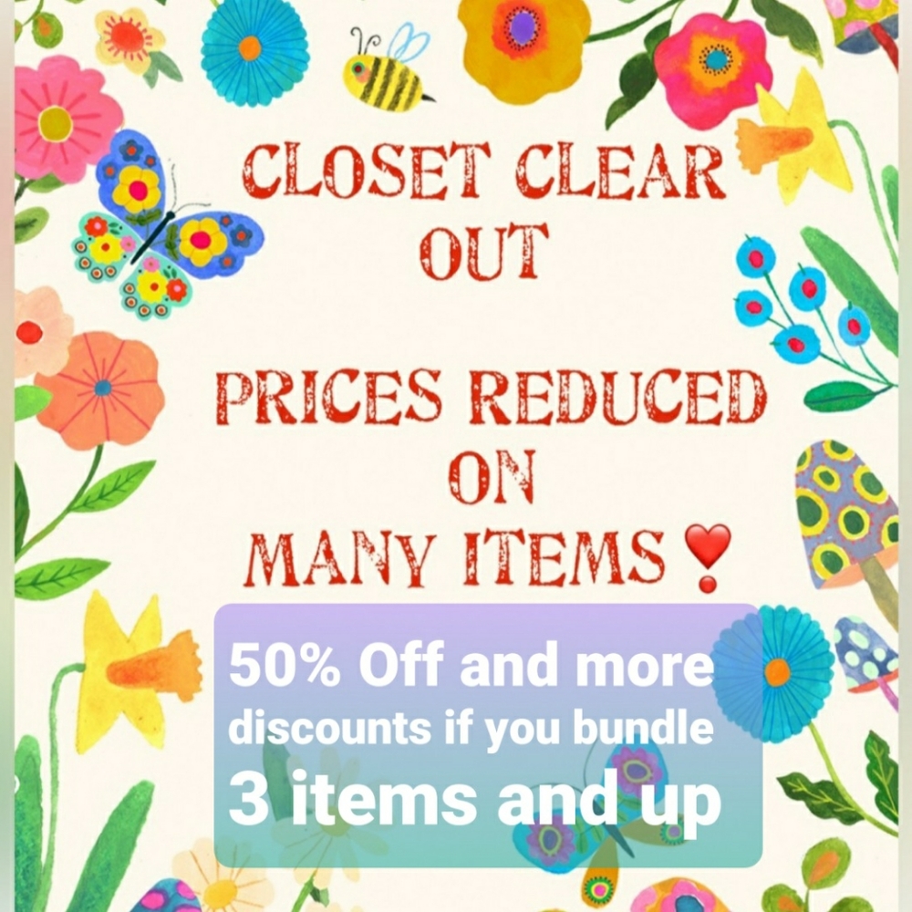 Clearing Sales of My Closet!